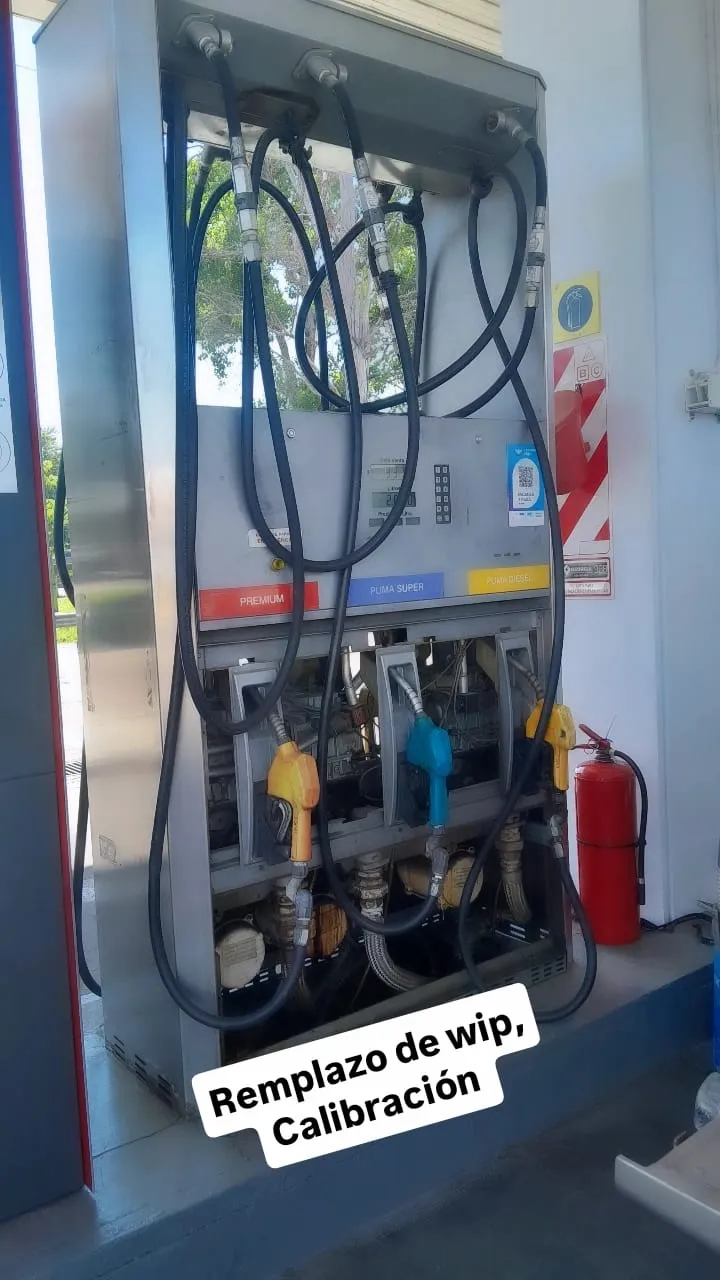 Mantenimiento electrónico y mecánico de surtidor